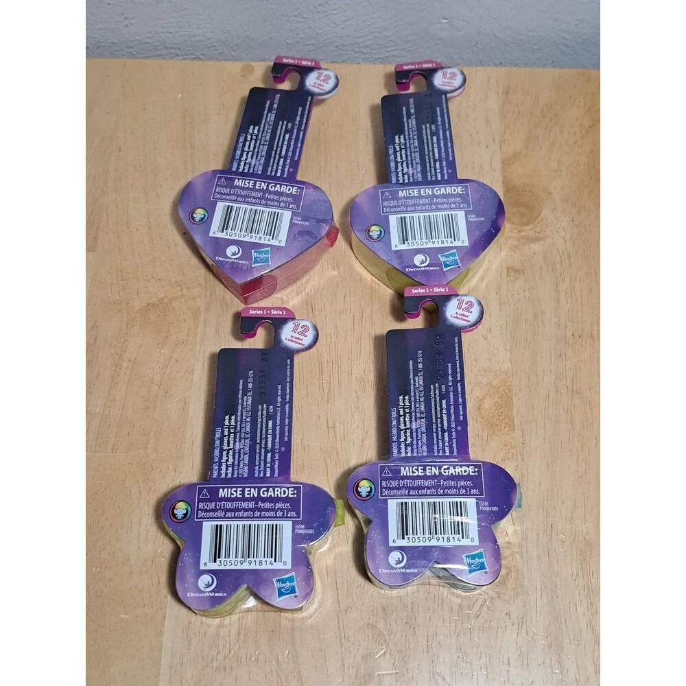 BRAND NEW Lot of 4 Trolls World Tour Tiny Dancers Series 1 Blind Box Bags